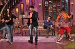 Sonakshi Sinha, Imran Khan, Akshay promote Once upon a time in Mumbai Dobara on the sets of Comedy Nights with Kapil in Filmcity on 1st Aug 20 (3).JPG
